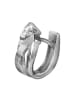 SilberDream Ohrringe Silber 925 Sterling Silber, matt, glanz, gehämmert Triple Creolen