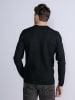 Petrol Industries Pullover mit Rippenstrick Crest Hill in Schwarz