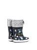 AIGLE Gummistiefel Giboulee Space in dunkelbalu bunt-kombi