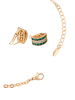 faina Women Jewelry Set in rose gold green