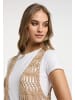 IZIA Damen Strickweste in Sand