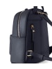 Lazarotti Bologna Leather City Rucksack Leder 27 cm in navy