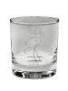 Mr. & Mrs. Panda Whiskey Glas Storch ohne Spruch in Transparent