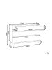 Beliani Kommode SARDIS in Braun - (W) 110 x (H) 75 x (L) 40 cm