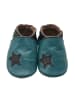 Sayoyo Baby Krabbelschuhe aus Leder, weiche Lauflernschuhe mit rutschfester Sohle 