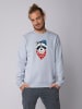 wat? Apparel Sweatshirt Waschbär in Serene Blue
