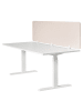 Beliani 2-tlg Schreibtischtrennwand SPLIT in Beige