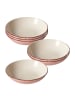 Ritzenhoff & Breker 6er Set Suppenschalen Happy ø 20,5 cm in rot