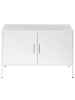 Beliani Büroschrank URIA in Weiß - (W) 100 x (H) 65 x (L) 40 cm