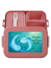 Mr. & Mrs. Panda Lunchbox Sternzeichen Fische Design mit Spruch in Rot Pastell