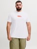 JACK & JONES PLUS T-shirt in Bright White