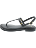 Hey Marly Classic Black TS Sandale Schwarz