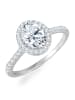 Trilani Ring aus Sterling Silber mit Zirkonia in silber