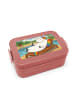 Mr. & Mrs. Panda Lunch Box Einhorn Blümchentail Design ohne Spruch in Rot Pastell