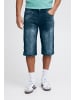 BLEND Chino Shorts Kurze Bermuda Hose aus Leinen und Baumwolle in Dunkelblau
