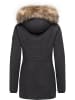 ragwear Kurzmantel Monadetta Warm YOUMODO in Black