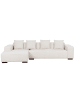 Beliani Ecksofa LUNGO in Weiß - (W) 285 x (H) 62 x (L) 160 cm rechtsseitig