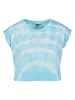 Urban Classics Cropped T-Shirts in aquablue