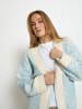 Peppercorn Strickjacke in Light Blue Jacquard