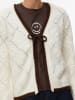 Vero Moda Strickjacke in Egret
