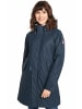 Derbe Parka für Damen in dunkel-blau