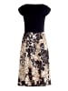 Betty Barclay Etuikleid mit ausgestelltem Rock in Beige/Schwarz