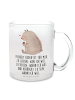 Mr. & Mrs. Panda Glas Bär Marienkäfer mit Spruch in Transparent