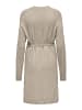 ONLY Strickkleid in Beige