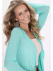 IZIA Women Cardigan in turquoise
