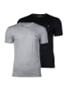 Emporio Armani T-Shirt 2er Pack in Schwarz/Grau