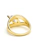 Luxenter Ring Nathon 925er Sterlingsilber-Nathon gold