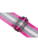 styleBREAKER Taschengurt in Pink-Silber