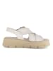 Gabor Plateau Sandalen in creme