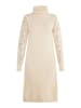 usha BLACK LABEL Damen Strickkleid Mit Pailletten in Creme