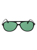 Web Männer Sonnenbrille Flieger Schwarz