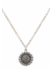 Gemshine Halskette mit Anhänger Sonnenblume in silver coloured