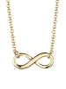 Elli Halskette 925 Sterling Silber Infinity in Gold