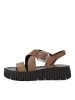 Tamaris Sandale Sandalette in taupe