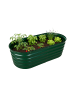 relaxdays Hochbeet in Grün - (B)150 x (H)45 x (T)60 cm