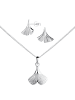 Alexander York Schmuckset GINKGO in 925 Sterling Silber, 4-tlg. in silber