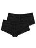 Nina von C. 2er Pack Damen Hipster in schwarz