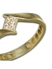 GoldDream 333 Gelbgold - 8 Karat Damen Ringe Square Fingerring  54 (17,2)