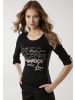 Kangaroos Langarmshirt in schwarz