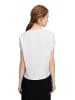 Vera Mont Satin-Bluse kurzarm in Rohweiß