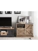 Beliani Sideboard TORONTO in Braun/Grau - (W) 101 x (H) 79 x (L) 40 cm