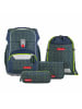 Step by Step Basis Schulranzen-Set 4-teilig Set „Green Geometric
