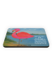 Mr. & Mrs. Panda Pinnwand Magnet Flamingo Classic Design mit Spruch in Weiß