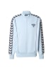 Hummel Track Jacket in light blue/navy
