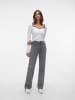 Vero Moda Wide Jeans mit hoher Taille in Medium Grey Denim