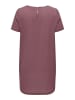 ONLY Carmakoma Tunika mit halber Knopfleiste in Rose Brown